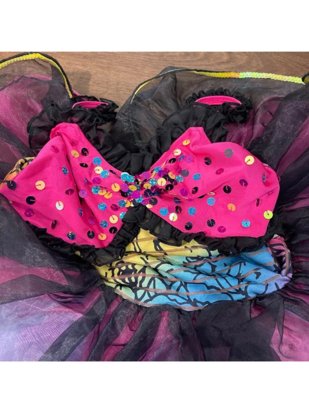 Art Stone Tutu Dance Costume‎ Girls Size LC Floral Ballet Leotard Recital Outfit